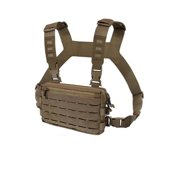 Tactical Chest Rig Bag For Men Running Chest Pack Pouch For Hunting Outdoor