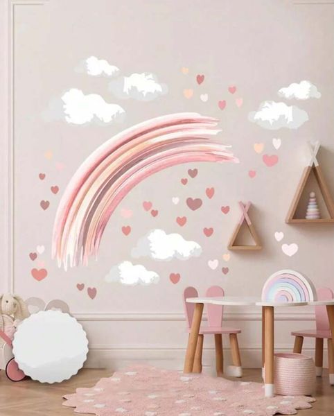 Blush Rainbow Dreams Wall Sticker