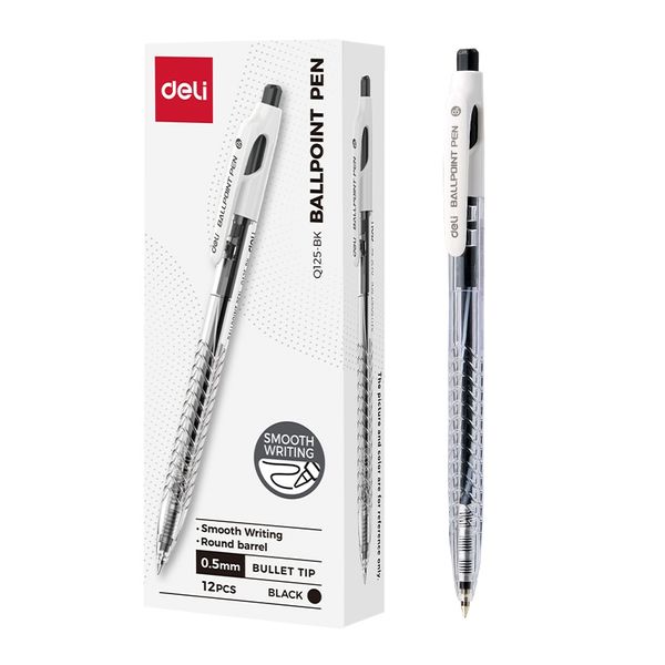 Deli Ballpoint Pen 0.5mm 12pcs