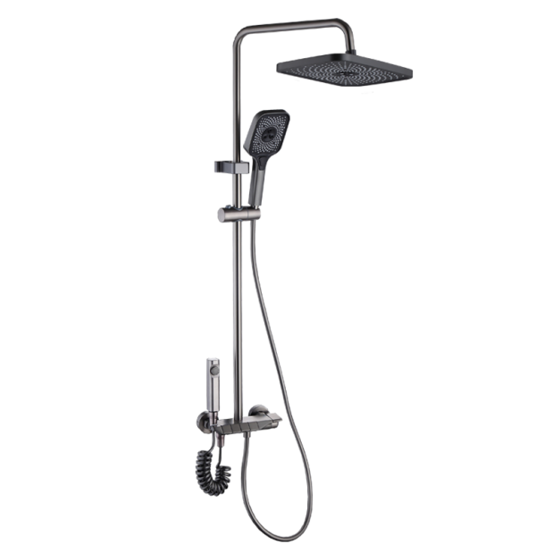 Shower head system set, shower system