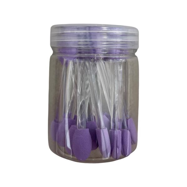 20 Piece Eyeshadow Stick Applicator Purple image