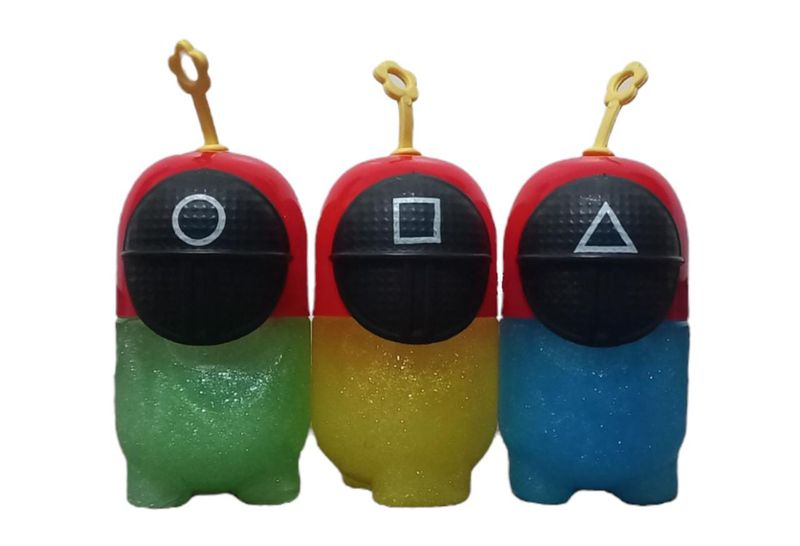 Kid's Squid Games Design Glitter Slime Box- Pack Of 3