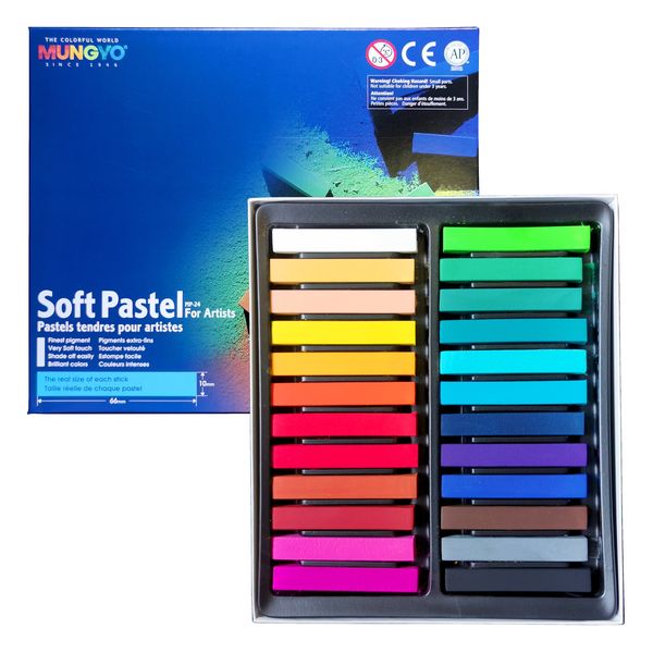 Mungyo Professional Full-Length Soft Pastel Set of 24