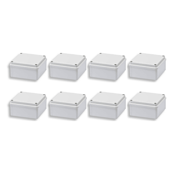 Pack of 8 x CCTV Camera Junction Box