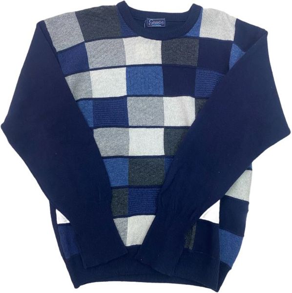 Grant - 5316 Lambs Wool Stirling Mens Navy Blue Jersey