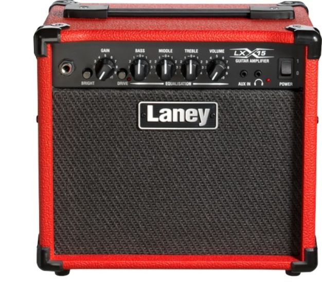 Laney LX15 Red 15W 2 x 5 Inch Woofers Guitar Combo