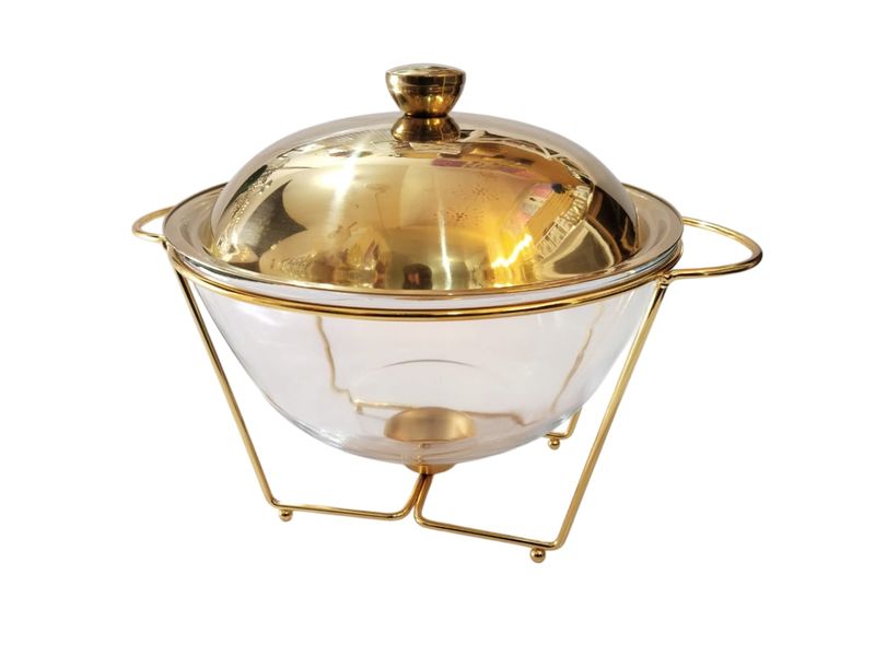 Mandoza Gold Round chaifing dish