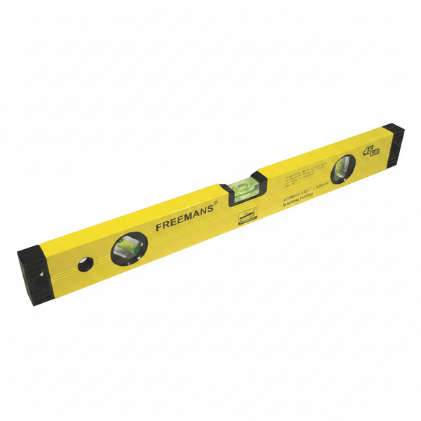 Freemans - Aluminum Carpenter's Level with 3 Vials - 120cm