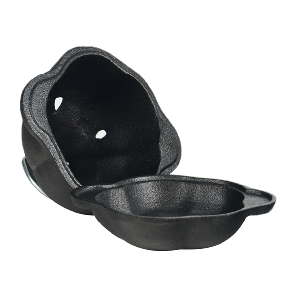 Pre-Seasoned Cast Iron Dutch Oven Pot Garlic Roaster Potato Breader