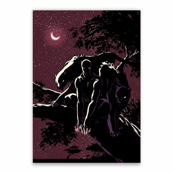 Black Panther In The Trees Poster - A1