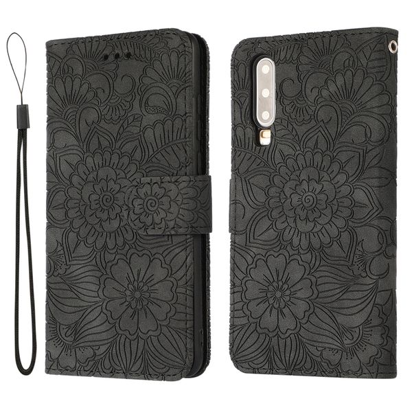 Skin-Feel Embossed Phone Case Compatible with Huawei P20 Lite