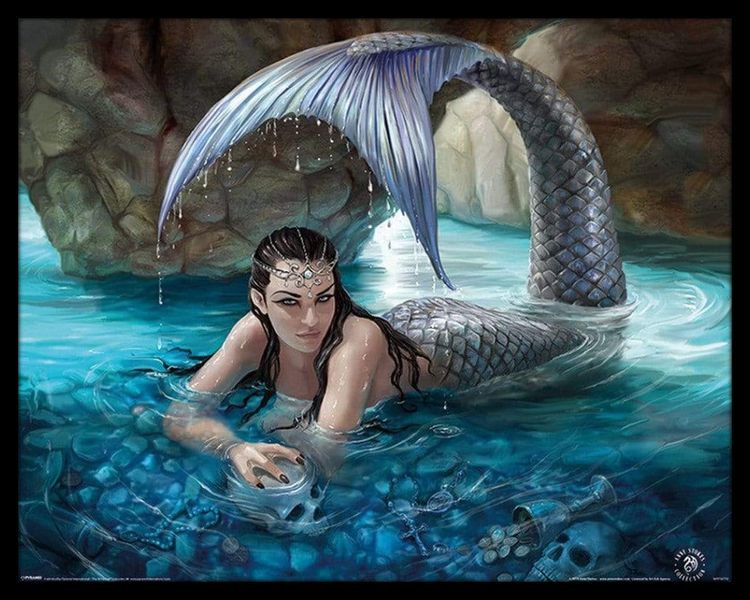Anne Stokes - Mermaid Framed Mini Poster (40 x 50cm)