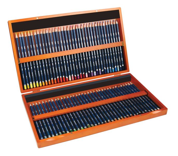 Derwent: Watercolour Wooden Box - 72 Colours