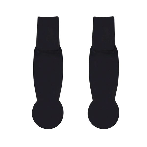Fashion 2 Piece Black Travel Strong Silicone Accessories Hanger Hooks -12.5cm