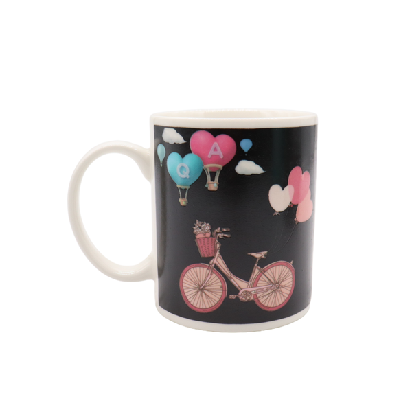 Stylish Color Changing Heat Sensitive, Ceramic Mugs "IN LOVE