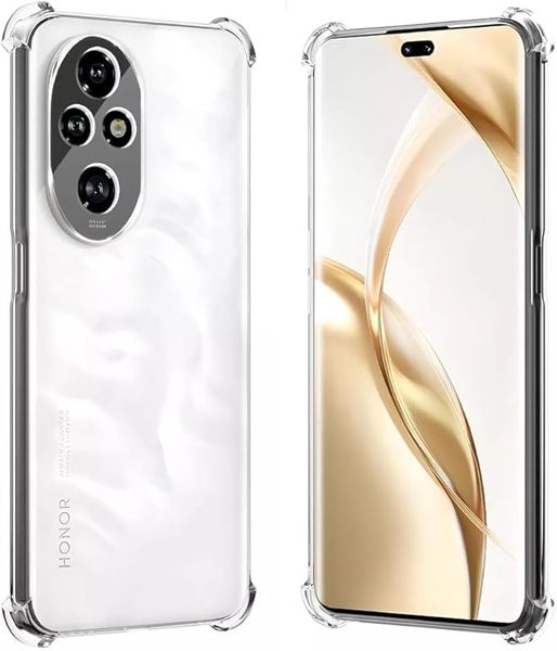 Shockproof Clear Pouch Cover compatible with Honor 200/ 200 Lite/ 200 Pro
