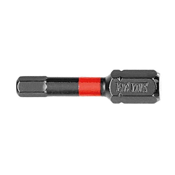 TengTools - Impact Bit 30mm Length 6mm Hex 1 Piece - HEXP3000601
