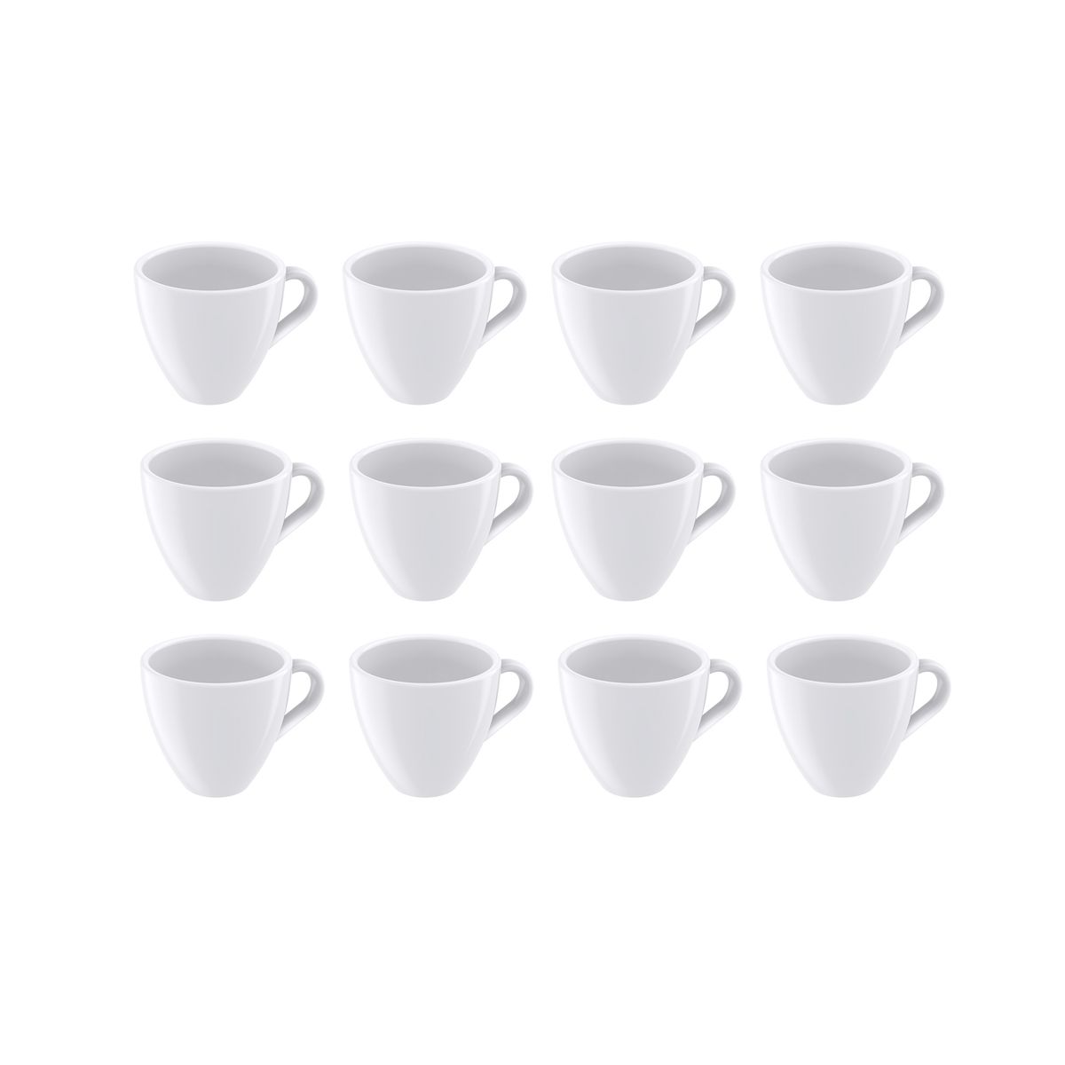 Tramontina 95ml Paola Porcelain Espresso Cups Set of 12 Shop Today