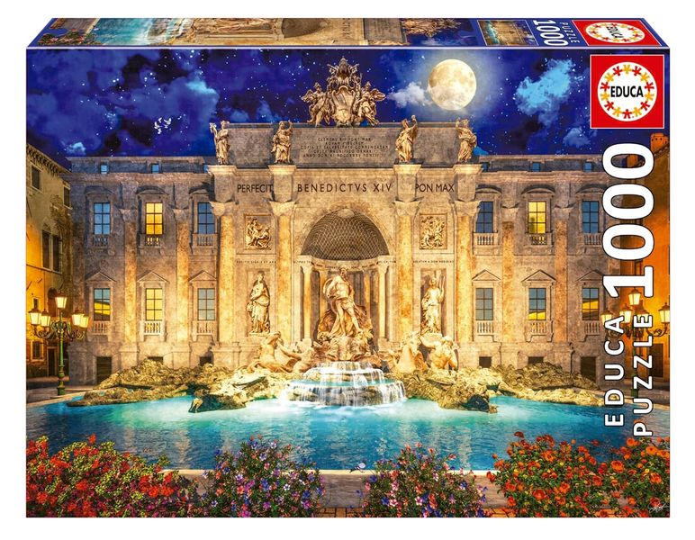 Educa Trevi Fountain, Rome Puzzle - 1x1000 Piece