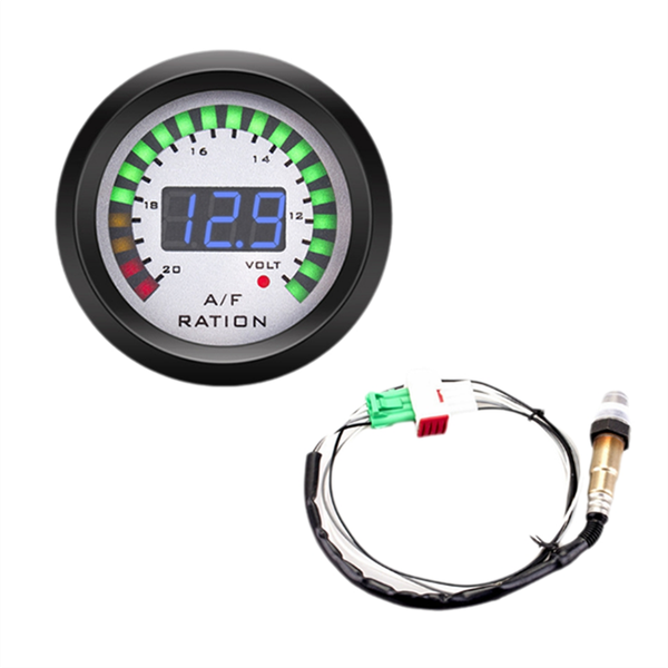 Car Digital Display Air Fuel Ratio Gauge 52Mm Afr Compatible with Universal