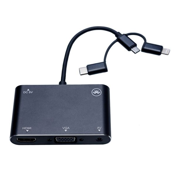 3 in 1 Mobile HD Screen Player - Lightning / Micro USB / Type-C