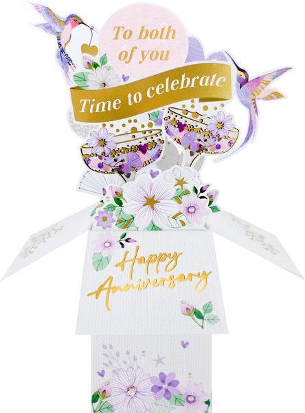 Clever Cubes 3D Pop-up card - Anniversary