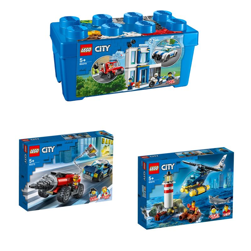 Lego City Police Combo | 60270 & 60273 & 60274 | Buy Online In South Africa  | Takealot.Com