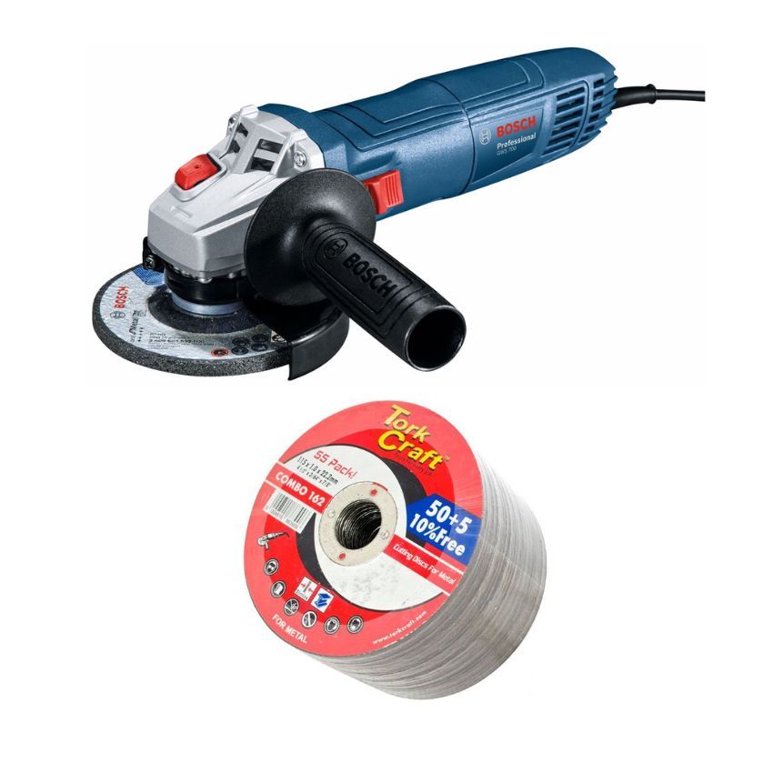 Bosch Angle Grinder GWS 700 and 55 Cutting Discs Shop Today. Get