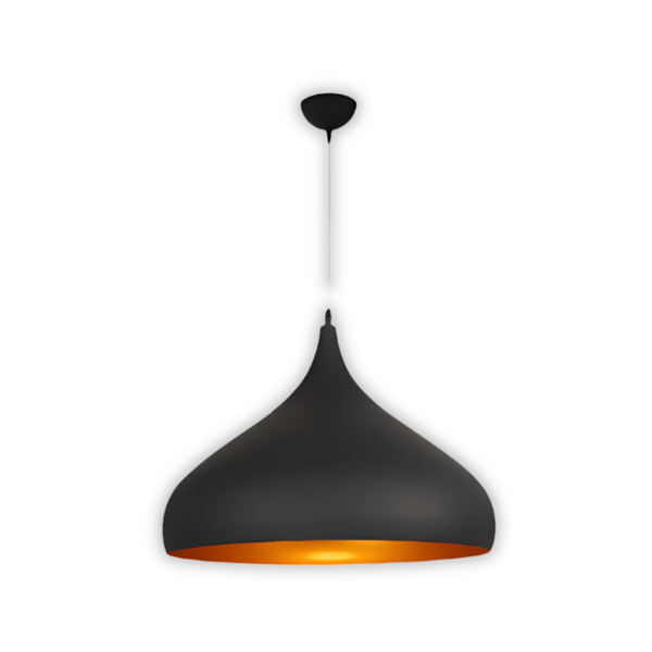 WHL&amp;E 6009/320 Black And Gold Dining Lamp