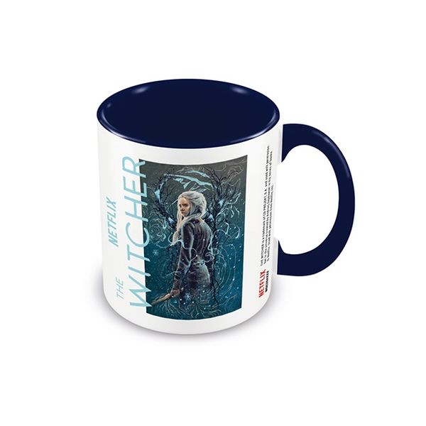 The Witcher (Ciri The Swallow) Blue Coloured Inner Mug