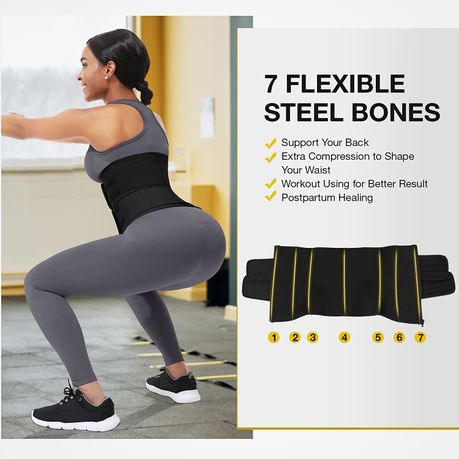 Letsfit Workout Waist Trainer Belt For Women Tummy Toner Low Back