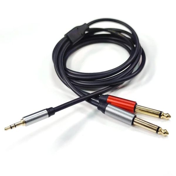 3.5mm To 6.35mm Audio Splitter Instrument Adapter Cable