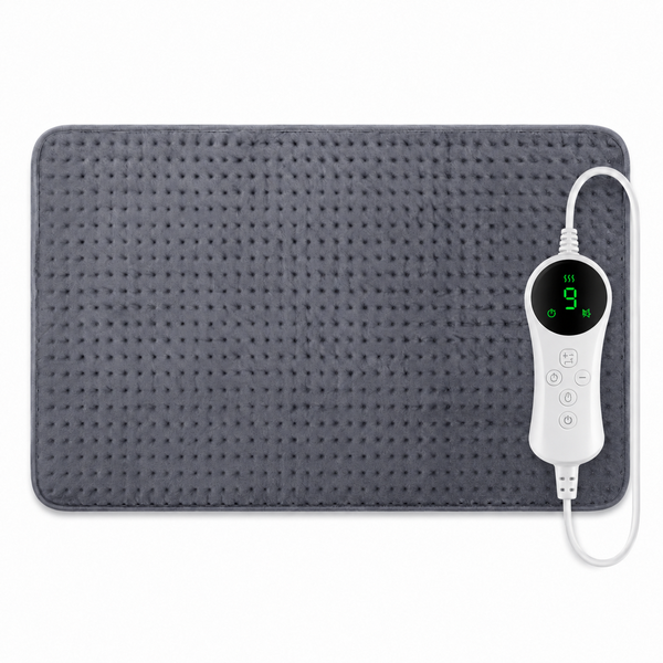Electric Heating Pad 60x30cm with 9 Heat Levels for Full-Body Comfort
