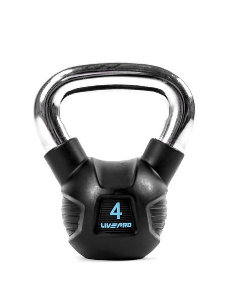 Livepro Premium Steel Rubber Kettlebells - Various Weights