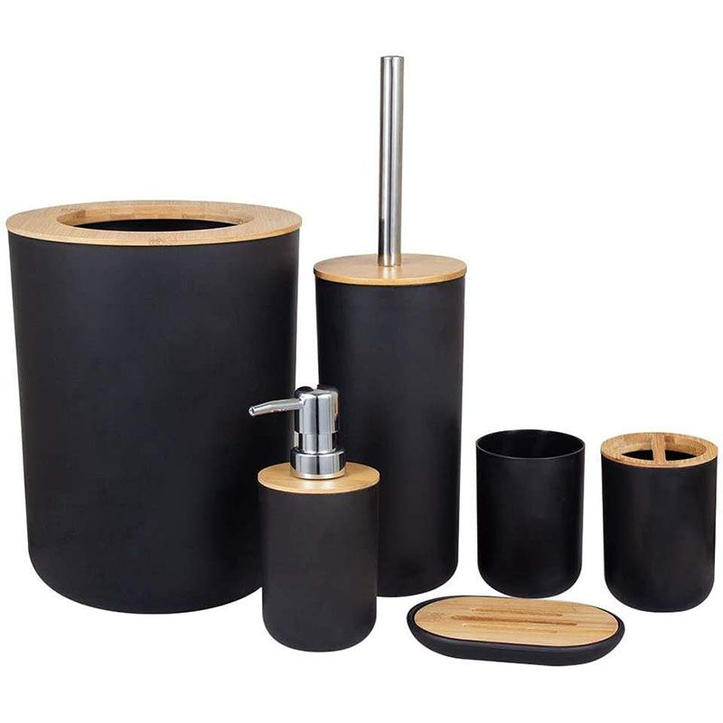 6Pieces Bathroom Accessories Set with Ecofriendly Lids Shop Today