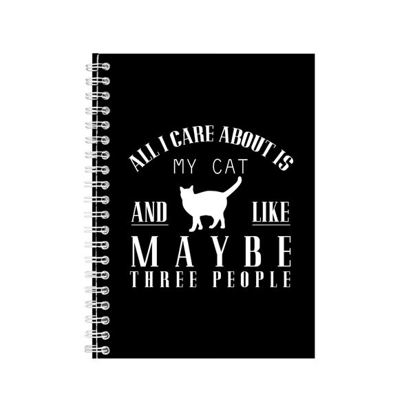 Cat Notebook Pets Gift Idea Writing Book Notepad Pad 22