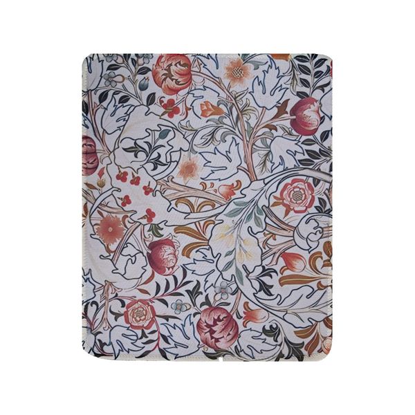 Nordic Scandinavian Flower Office Desktop Computer Non-Slip Mouse Pad- Red