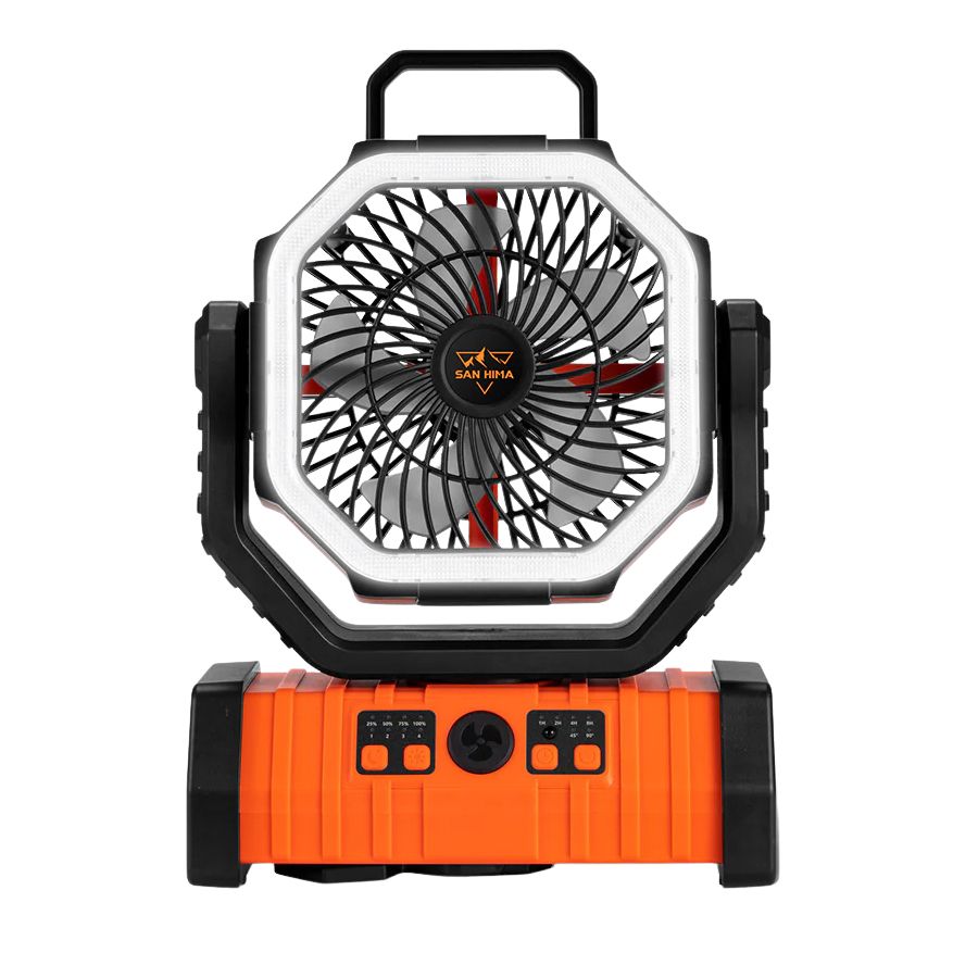 San Hima 20000 mAh Portable LED Camping Fan with Powerbank