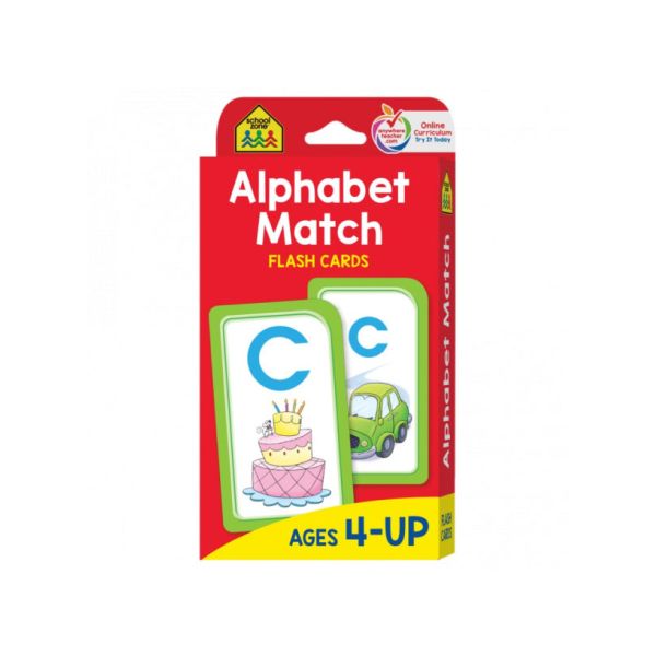 SCHOOL ZONE Alphabet Flash Cards - 8933820