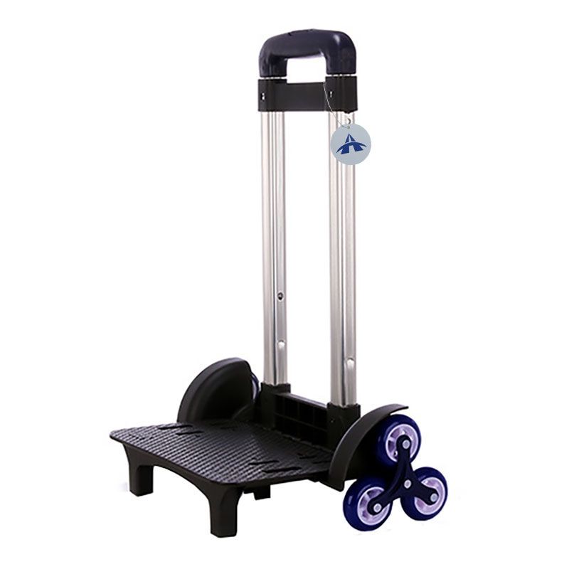 Foldable Trolley Cart 6 Wheels Backpack Trolley Hand Cart Roller Attachment