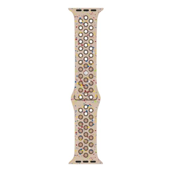 Speckled Silicone Sport Band Compatible with Apple Watch 38/40/41/42mm