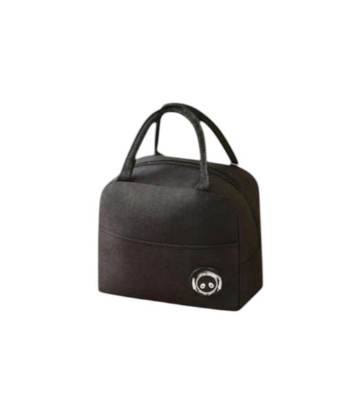 Insulated Lunch Bag with Non-Zip Side Pocket 20 x 23 x 14cm.