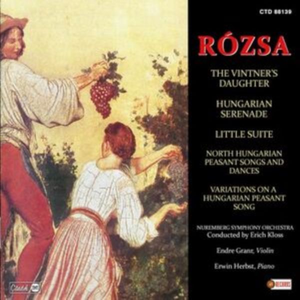 R zsa: The Vintner's Daughter/Hungarian Serenade/Little Suite/... (CD / Album (Jewel Case))