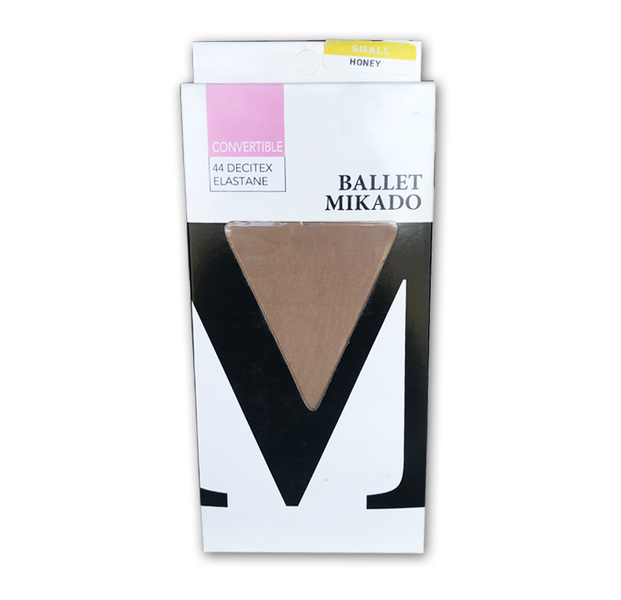 Mikado Ballet HONEY Convertible Dance Tights or Stockings