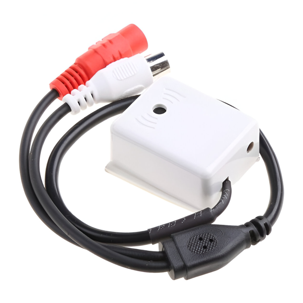 Mic for CCTV Camera - Sound Pickup, Easy Install