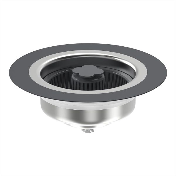 2 in 1 Kitchen Sink Drain Strainer&amp;Stopper Kit Compatible with None