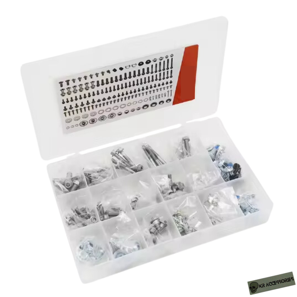 KR Hardware &amp; Bolt Kit For Honda CR / CRF (210 Piece)
