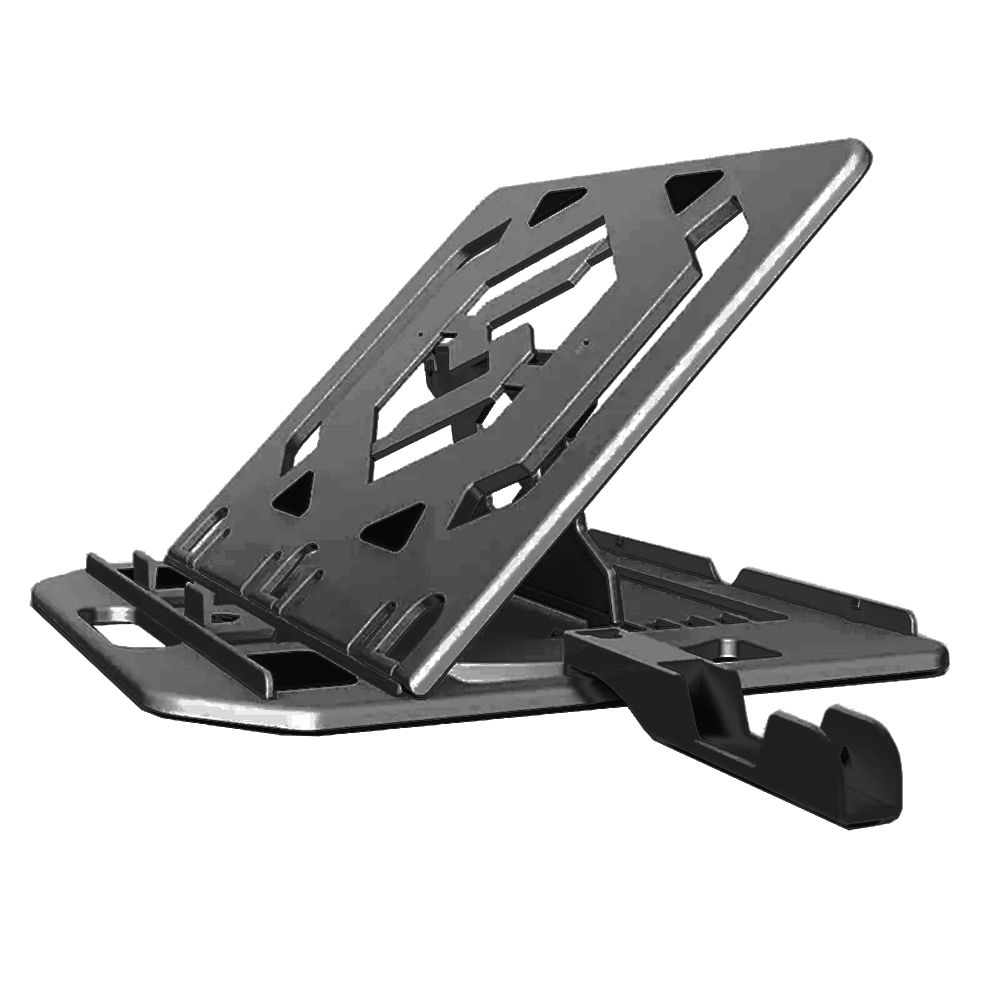 Foldable 7Levels Height Adjustable Laptop Stand with Phone Holder