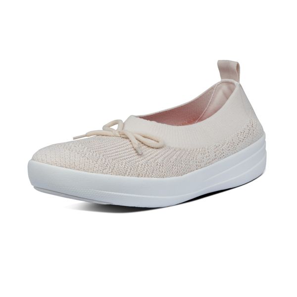 FitFlop Uberknit Ballerina Stone with Bow