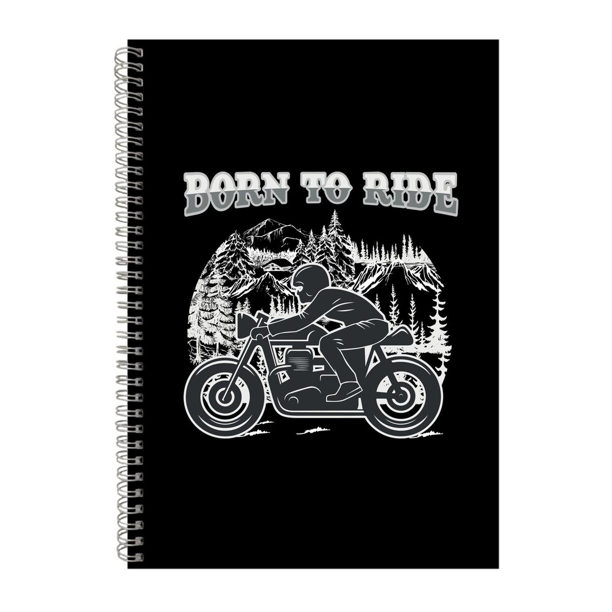 Born To Ride Notebook Biker Gift Idea A4 Notepad 132 | Shop Today. Get ...
